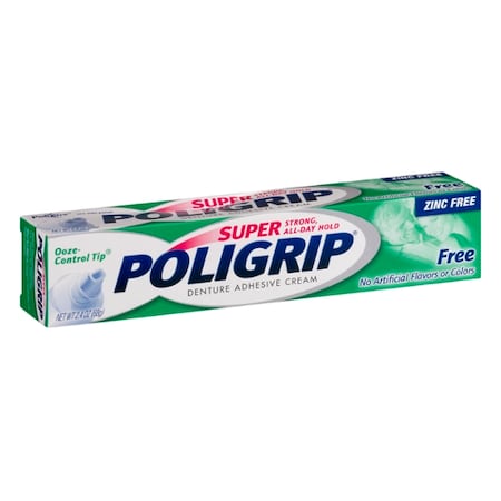 Poligrip Free Cream 2.4 oz., PK24 007204